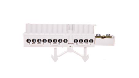 Listwa zaciskowa na szynę 1x25 + 12x16mm2 Cu biała Mi NK 14 HPL2000337-3483