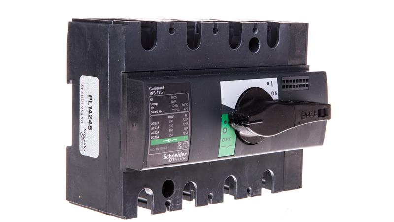 Rozłącznik izolacyjny 3P 125A INS125 28910-23666 Rozłącznik izolacyjny 3P 125A INS125 28910-23666