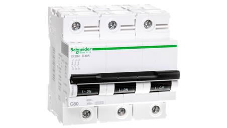 Wyłącznik nadprądowy 3P C 80A 10kA AC C120N A9N18365-16411