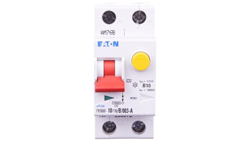 Wyłącznik różnicowo-nadprądowy 2P 10A B 0,03A typ A PKNM 10/1N/B/003-A-MW 236072-21600 Wyłącznik różnicowo-nadprądowy 2P 10A B 0,03A typ A PKNM 10/1N/B/003-A-MW 236072-21600