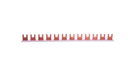 Szyna łączniowa widełkowa 1P 100A 16mm2 (12mod.) IZ16/1F/12/L zagięta 002921060-26664