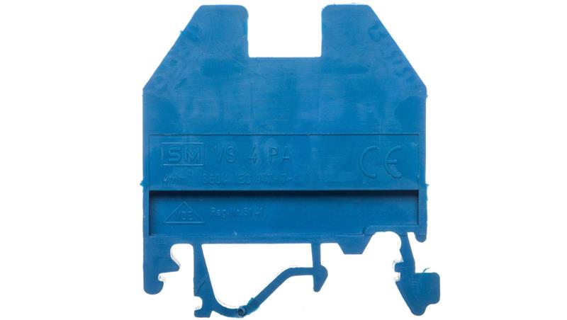 Złączka szynowa gwintowa 4mm2 niebieska VS 4 PAN 003901038-74191