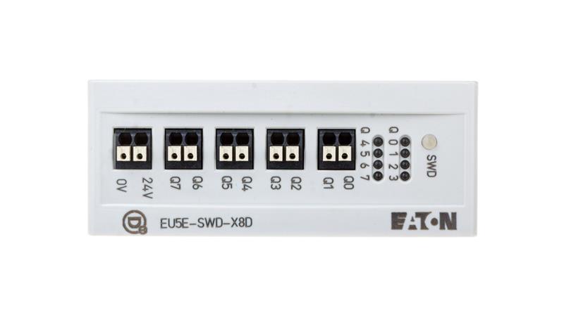 Moduł wyjść cyfrowych 8 wyjść 24 V DC SmartWire-DT EU5E-SWD-X8D 144061-7333 Moduł wyjść cyfrowych 8 wyjść 24 V DC SmartWire-DT EU5E-SWD-X8D 144061-7333
