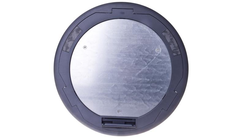 Simon Connect Puszka KF podłogowa okrągła fi 300mm 6xK45 kątowa szara KF300C/1-27241