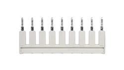 Mostek grzebieniowy 9-torowy 25A jasnoszary 2002-409 TOPJOBS-77787