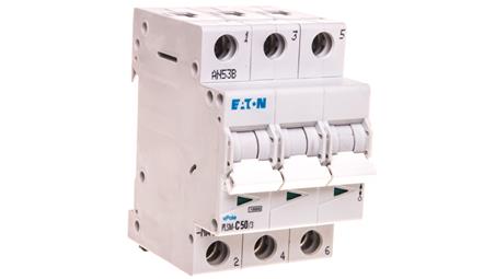 Wyłącznik nadprądowy 3P C 50A 10kA AC PLSM-C50/3-MW 242479-17105