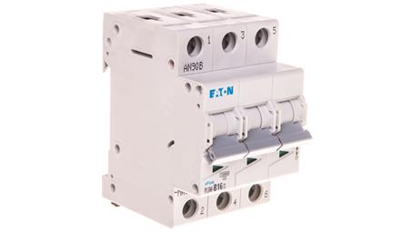 Wyłącznik nadprądowy 3P B 16A 10kA AC PLSM-B16/3-MW 242448-16745