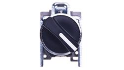 Przełącznik 2 położeniowy pokrętło 22mm czarny 1Z z samopowrotem XB4BD41-4531