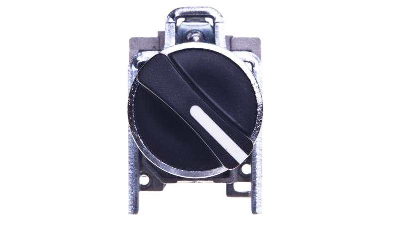 Przełącznik 2 położeniowy pokrętło 22mm czarny 1Z z samopowrotem XB4BD41-4531