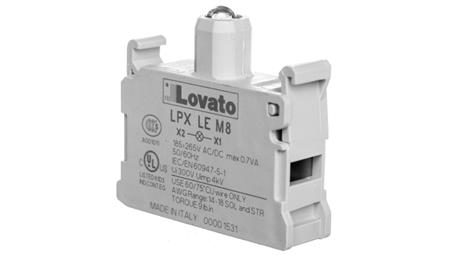 Oprawka z LED biała 185-265V AC/DC LPXLEM8-21395