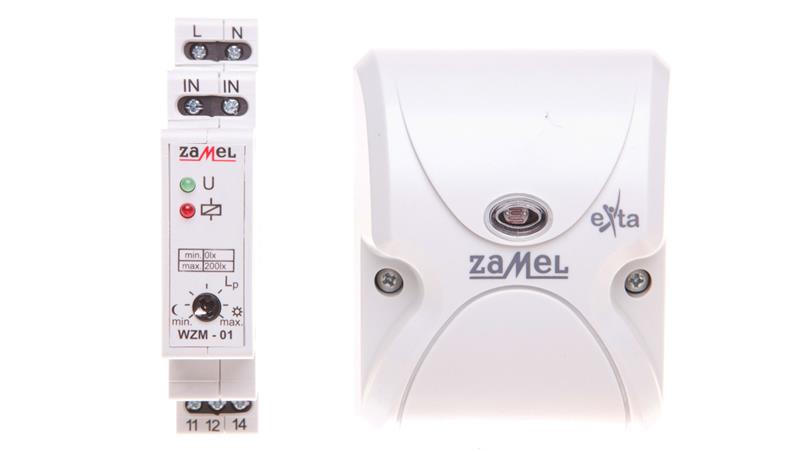 Wyłącznik zmierzchowy z sondą SOS-01 16A 230V 0-200lx AC WZM-01/SOS EXT10000143-25920