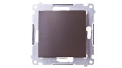 Simon 54 Łącznik pojedynczy moduł 16AX 250V zaciski śrubowe brąz mat DW1A.01/46-30731