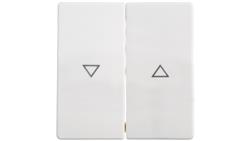Berker/Q.1 Klawisz 2-krotny z nadrukiem symbolu strzałka biały aksamit 16256089-41338