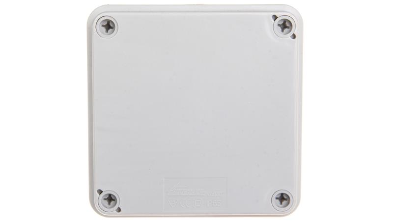 Puszka hermetyczna natynkowa 108x108x56mm IP65 szara PH-1A.1 28.11-74650