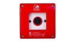 Przycisk ppoż. natynkowy 1Z 1R czerwony zwalniany samoczynnie bez sygnalizacji OP1-W01-A11-63193