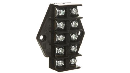 Płytka odgałęźna ZPT5 /4.0mm2/ 5-torów czarna ZPT5-4.0 83004007-80124