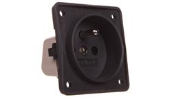 Berker Integro Gniazdo pojedyncze z/u z podwyższona ochroną styków 16A IP20 antracytowe 961952505-43295