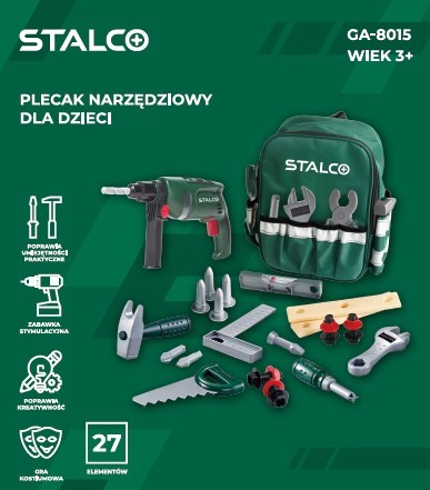 Zabawka plecak narzędziowy STALCO
