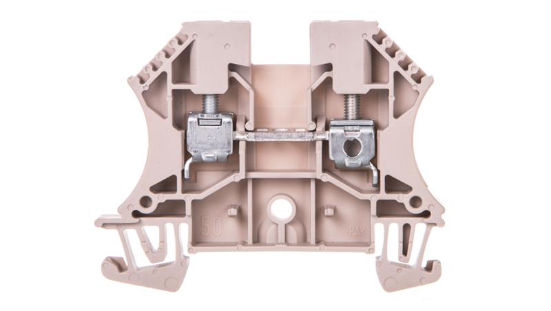 Złączka szynowa przelotowa 2-przewodowa 4mm2 beżowa WDU4/BE 1020100000-64710