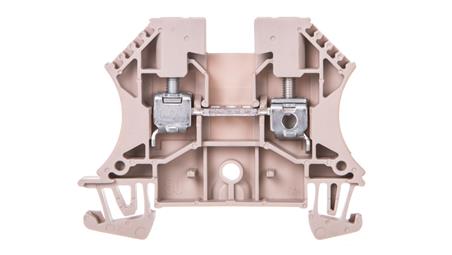 Złączka szynowa przelotowa 2-przewodowa 4mm2 beżowa WDU4/BE 1020100000-64710