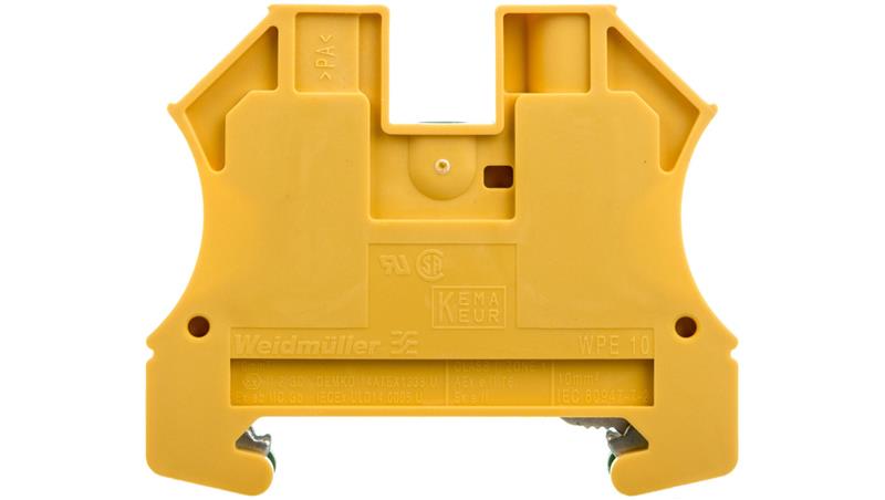Złączka szynowa ochronna 2-przewodowa 10mm2 żółto-zielona ATEX WPE 10 1010300000-75318