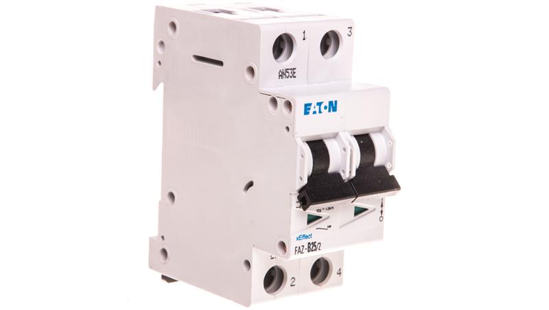 Wyłącznik nadprądowy 2P B 25A 15kA AC FAZ B25/2 278736-16847 Wyłącznik nadprądowy 2P B 25A 15kA AC FAZ B25/2 278736-16847