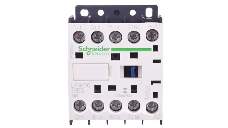 Stycznik mocy 6A 0Z 1R 48V DC LP1K0601ED-12060 Stycznik mocy 6A 0Z 1R 48V DC LP1K0601ED-12060