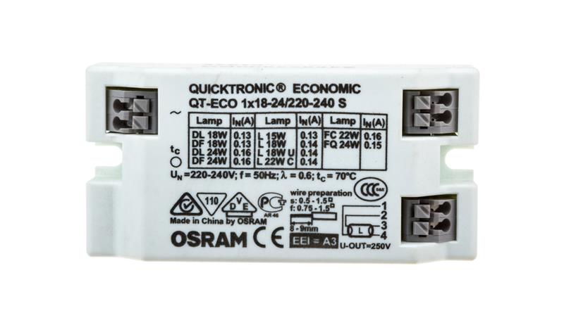 Statecznik elektroniczny QT-ECO 1x18-24/230-240 S 4050300638560-49245 Statecznik elektroniczny QT-ECO 1x18-24/230-240 S 4050300638560-49245