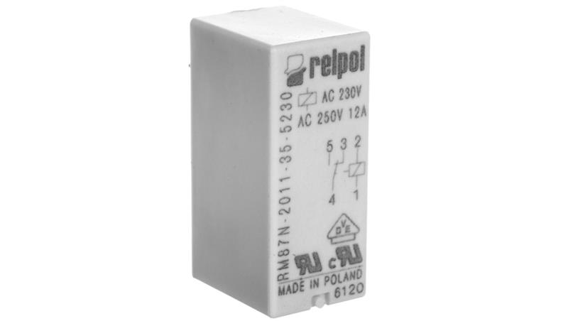 Przekaźnik miniaturowy 1P 12A 230V AC PCB AgNi RM87N-2011-35-5230 604695-14513 Przekaźnik miniaturowy 1P 12A 230V AC PCB AgNi RM87N-2011-35-5230 604695-14513