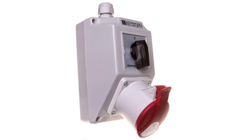 Zestaw instalacyjny z gniazdem 32A 5P (0-1) ZI02R441-31926 Zestaw instalacyjny z gniazdem 32A 5P (0-1) ZI02R441-31926