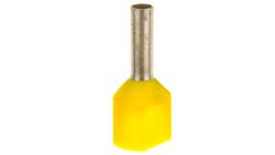 Końcówka tulejkowa izolowana HI 2X1/8 E08KH-02020100901 /500szt/-78346