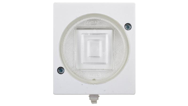 LAMBDA Łącznik hermetyczny pojedynczy IP44 biały ŁNH-1L/00-41743