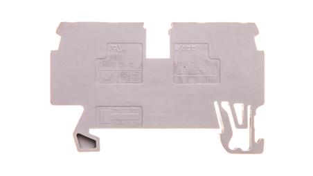 Złączka szynowa 4-przewodowa 2,5mm2 szara 870-831-80201