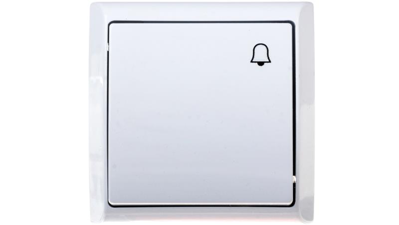 BIS Przycisk /dzwonek/ biały ŁN-6B/00-29478