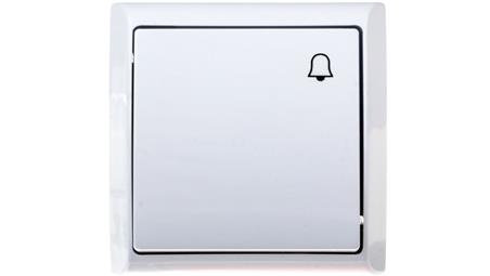 BIS Przycisk /dzwonek/ biały ŁN-6B/00-29478