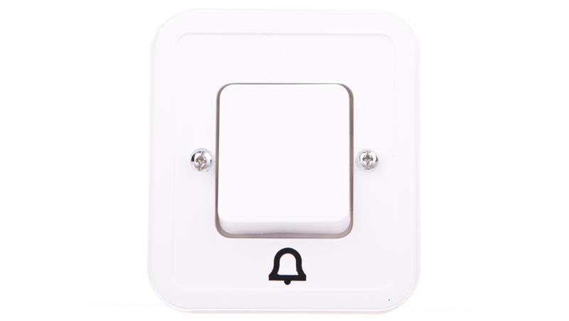 PI Przycisk /dzwonek/ biały ŁW-6P/00-29482