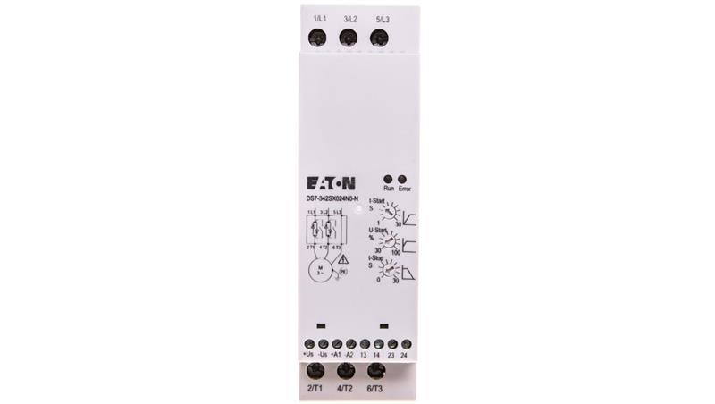 Softstart 3-fazowy 400VAC 24A 11kW/400V Uc=110/230V AC DS7-342SX024N0-N 134931-3619