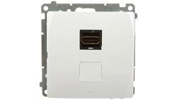 Simon Basic Gniazdo HDMI białe BMGHDMI.01/11-42966