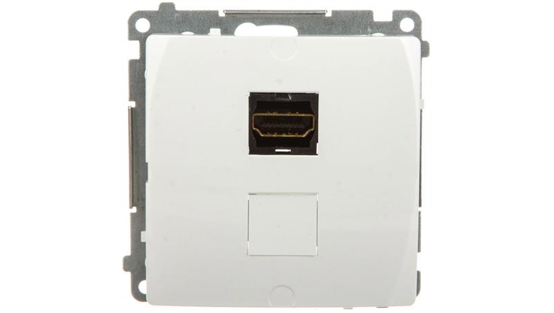 Simon Basic Gniazdo HDMI białe BMGHDMI.01/11-42966 Simon Basic Gniazdo HDMI białe BMGHDMI.01/11-42966