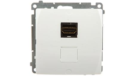 Simon Basic Gniazdo HDMI białe BMGHDMI.01/11-42966
