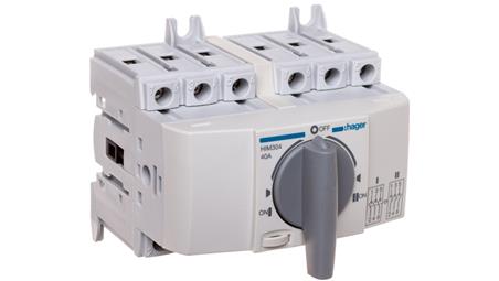 Przełącznik w układzie przełącznym I-0-II 3P 40A HIM304-22526
