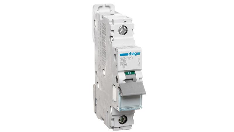 Wyłącznik nadprądowy 1P C 20A 10kA AC NCN120-17778 Wyłącznik nadprądowy 1P C 20A 10kA AC NCN120-17778