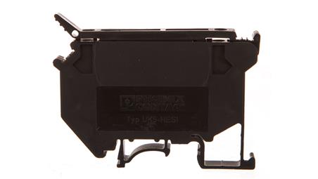 Złączka szynowa na bezpiecznik 5x20/25/30 5 2-przewodowa 0,2-4mm2 czarna UK 5-HESILED 24 3004126-75476