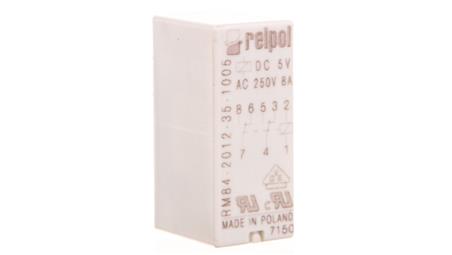 Przekaźnik miniaturowy 2P 8A 5V DC PCB AgNi RM84-2012-35-1005 600332-14501