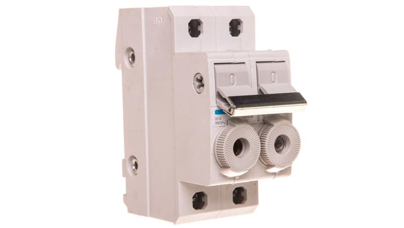 Rozłącznik bezpiecznikowy cylindryczny 2P 20A 10x38mm L96200-24279 Rozłącznik bezpiecznikowy cylindryczny 2P 20A 10x38mm L96200-24279