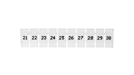 Oznacznik do złączek EZU-5/21-30 biały R34RR-07060001410 /100szt/-72060