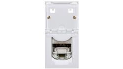 MOSAIC Gniazdo komputerowe pojedyncze RJ45 kat.6a STP 1M białe 076573-33992
