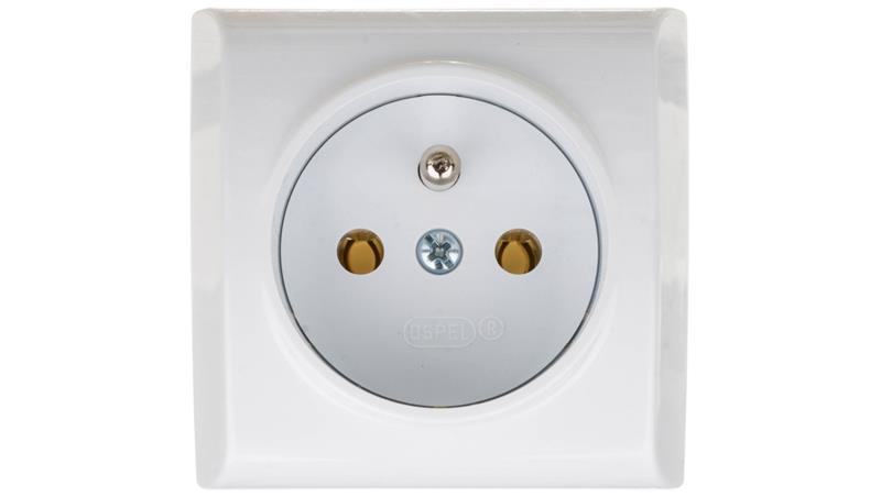 BIS Gniazdo pojedyncze z/u białe GN-1BZ/00-42761 BIS Gniazdo pojedyncze z/u białe GN-1BZ/00-42761
