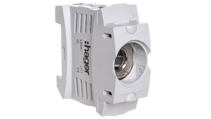 Podstawa bezpiecznikowa D01 1P 16A 72x27x56mm LD042-24072