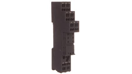 Gniazdo przekaźnika RM 10A 300V AC czarne GZMB80 2614582-19609